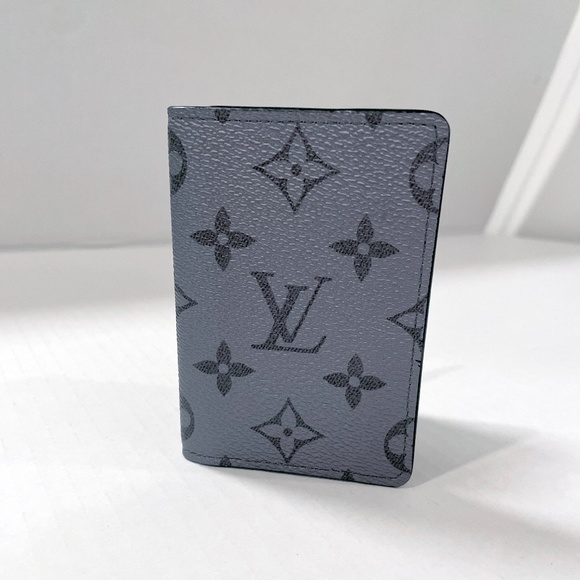 *SOLD* New Louis Vuitton Taiga Pocket Organizer in Gunmetal Grey *Authentic* - Picture 3 of 11